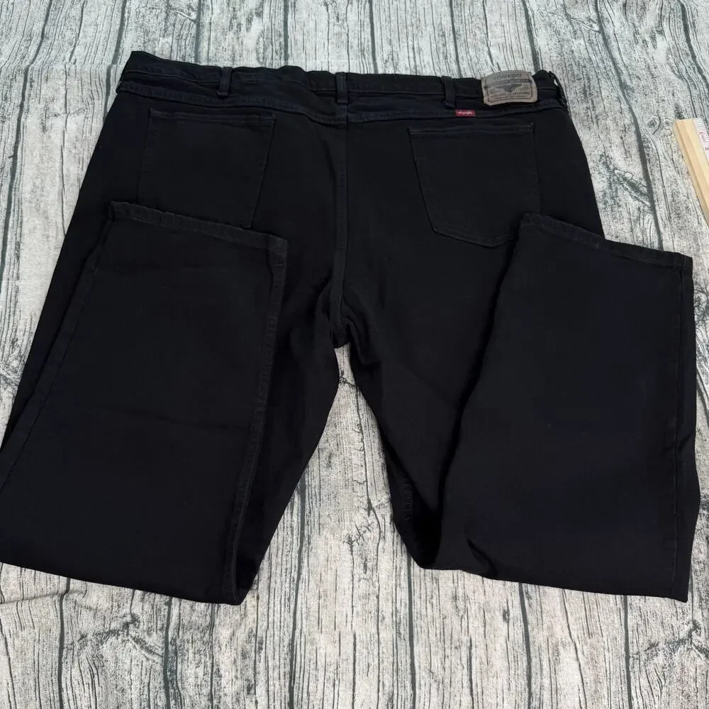 Wrangler Five Star Heritage Jeans Men's 50 Black Straight NWT